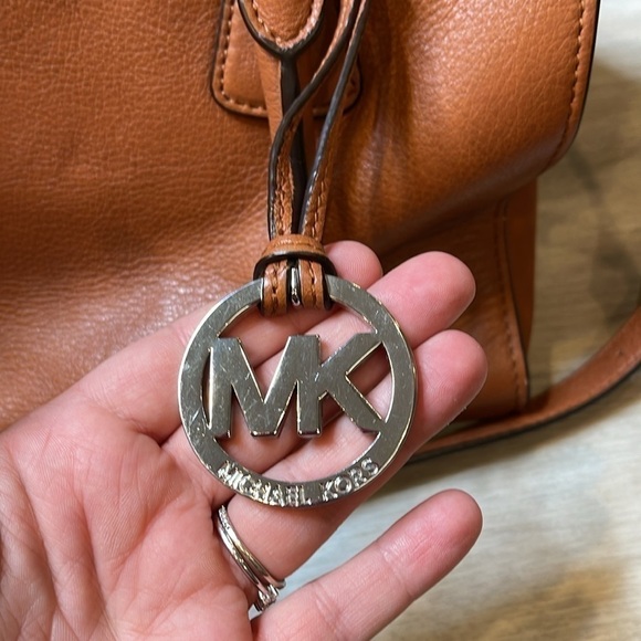 Michael Kors Brown Sophie Satchel Convertible Bag - Picture 7 of 12